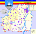 Ethnic map of Braila County 1930