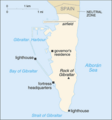 Gibraltar map