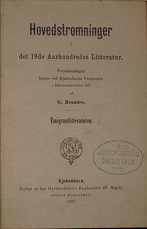 Hovedstrøminger 1872