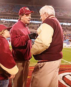 Jimbo Fisher and Frank Beamer 2010 crop