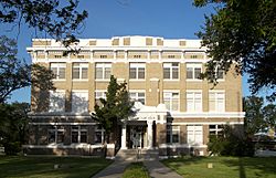 The Kleberg County Courthouse in Kingsville. The building was added to the National Register of Historic Places on May 10, 2010.