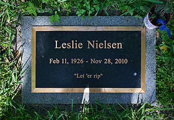 Leslie Nielsen Headstone