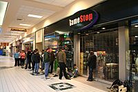 Line at gamestop