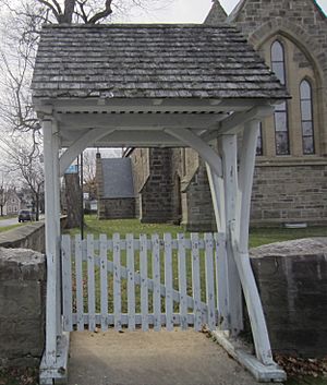 Lychgate at St. Anne's Chapel of Ease in Fredericton