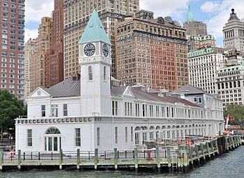 Manhattan - Pier A from the harbor 01 (9440395329) crop.jpg