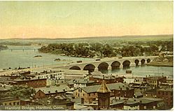 PostcardBulkeleyBridgeHartfordCT19061916