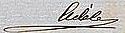 Adelaide of Austria's signature