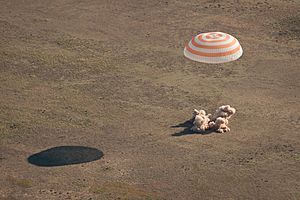 Soyuz TMA-20 landing