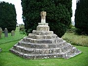 St Oswald's, Dean, cross