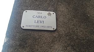 Street name sign in Erice