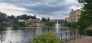 Vijverpark (Pond park) in Brunssum centre