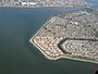 Aerial view of Bay Farm Island and San Leandro Channel.jpg