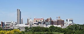 Downtown Albany skyline