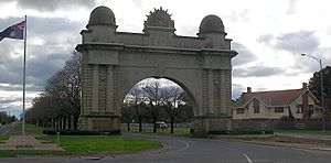 Arch of victory alfredton victoria