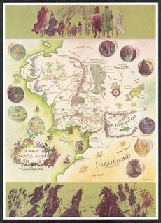 Baynes-Map of Middle-earth