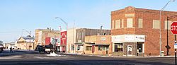 Downtown Bloomfield: east side of Broadway north of Main