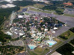 Carowinds aerial view, September 2017.JPG