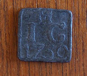 Communion token 1750