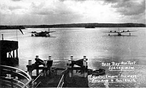 Flying boats at Rose Bay