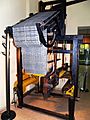 Hand-driven-jacquard-loom