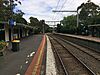 Westbound view from Kooyong platform 1 facing towards platform 2