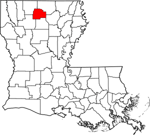 Location within the U.S. state of Louisiana