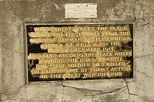 Memorial to the first British soldier killed on British soil during the Great War - geograph.org.uk - 429905