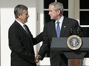 Mike Johanns resignation-Bush