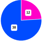 Pie Chart Female GovernorsUS