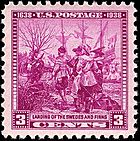 Swedish-Finnish 1938 U.S. stamp.1