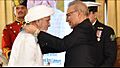 President of Pakistan Arif Alvi conferred the Nishan e Pakistan on His Holiness Syedna Mufaddal Saifuddin in a special investiture ceremony in Aiwan e Sadr, Islamabad in recognition of the social services rendered by His Holiness for the development of Pakistan.