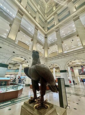 Wanamaker's Eagle, Macy's Center City Philadelphia, February 2024 2