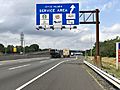 2020-07-07 16 05 08 View north along Interstate 95 (New Jersey Turnpike) at the Joyce Kilmer Service Area in East Brunswick Township, Middlesex County, New Jersey