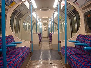 1967 stock interior after refurbishment