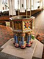 Baptismal font, St. Edmundsbury Cathedral