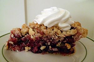 Blueberry Almond Steusel Pie Slice