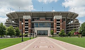 Bryant–Denny Stadium, Tuscaloosa AL, North view 20160714 1