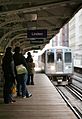 CTA waiting on the platform