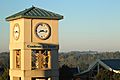 Clock tower from above