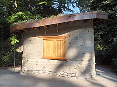 Cob with living roof