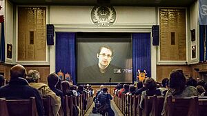 Edward Snowden at Upper Canada College, World Affairs Conference 2015