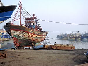 Essaouira harbour docks