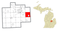 Location within Saginaw County