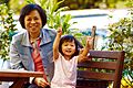 Grandmother and granddaughter＿taiwan