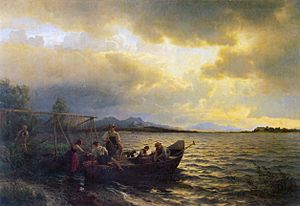 Hans Gude--Fra Chiemsee--1868.jpg