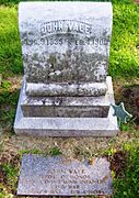 John Vale grave at Oakdale Cemetery