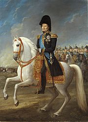 Karl XIV Johan, king of Sweden and Norway, painted by Fredric Westin