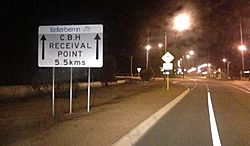 Kellerberin grain receival point sign