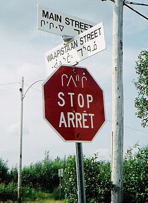 Mistassini roadsign