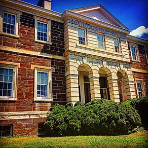 Mount Airy River Facade